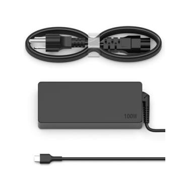 Imagem de Haiyistar Adaptador de energia USB-C de 100 W para laptop de substituição para Mac Book Pro, iPad, HP, Dell, Lenovo, Asus, Acer Laptops e todos os dispositivos com porta USB - C, dispositivo universal