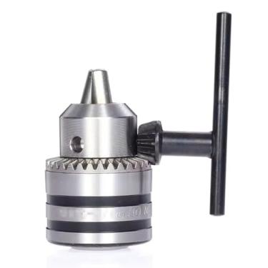 Imagem de Mandril para Furadeira 3/8" 24F Universal com Chave – Capacidade 1,5 a 10mm, 3 Garras Automáticas, Alta Precisão e Concentricidade para Perfurações