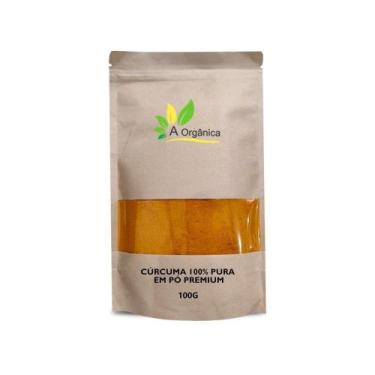 Imagem de Curcuma 100 Pura em Pó Premium 100G Sem Glúten, Alto Teor De Curcumina