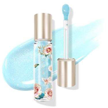 Imagem de CATKIN Lip Plumper Gloss, sérum labial matizado com ácido hialurônico e óleo de jojoba, fórmula hidratante volumizante não pegajosa para um visual 3D máximo de alto brilho, lábios carnudos e macios