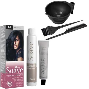 Imagem de Coloração Capilar Tonalizante Sem Amônia Tono Soave Capelli e Kit de Tintura