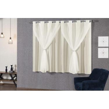 Imagem de cortina corta luz cortina blackout 2,80x1,60m cortina pvc plastico vói