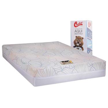 Imagem de Colchão King Espuma a Vácuo de D33 Visco Gel Vitagel Space Double Face Bed in Box (193x203x24) - Castor