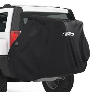 Imagem de Capa de bicicletário Favoto para 2 bicicletas impermeável 300D Oxford