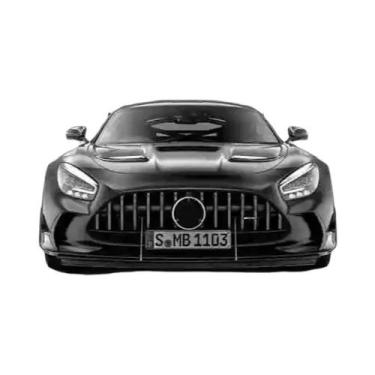 Imagem de Pôster De Carro Esportivo Luxuoso Preto E Branco, Arte Em Tela Para De