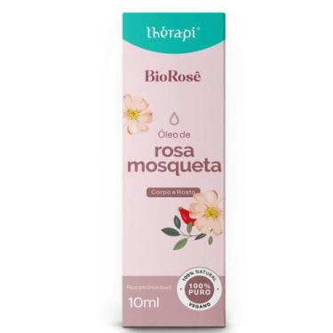 Imagem de Óleo de rosa mosqueta puro prensado a frio thérapi biorosê 10ml corpo 