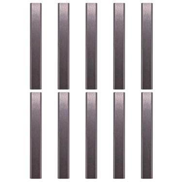 Imagem de BestParts 10 peças de lâmina raspadora de tinta de carboneto de 6,3 cm, lâmina de substituição reversível de dois gumes, lâmina raspadora de aço de tungstênio, adequada para raspador de 6,3 cm, para