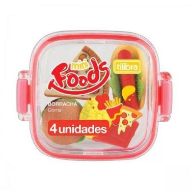 Imagem de Borracha lancheira foods 4 un - Tilibra