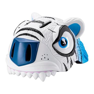 Imagem de Capacete Infantil Ciclismo Tigre com Luz Branco Rockbros