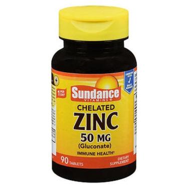 Imagem de Sundance Vitaminas Chelated Zinc (Gluconate) Comprimidos 90 Abas por Sundance