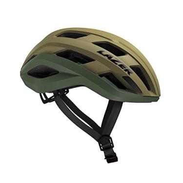 Imagem de LAZER Capacete de bicicleta Strada KinetiCore, equipamento leve de ciclismo para adultos, homens e mulheres, verde floresta, pequeno