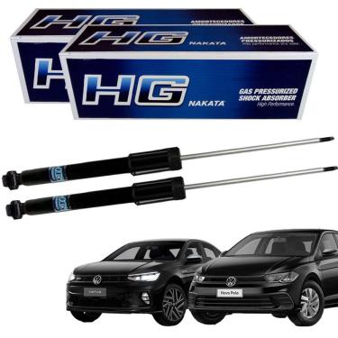 Imagem de Par Amortecedor Traseiro VW Polo Virtus 2018 2019 2020 2021