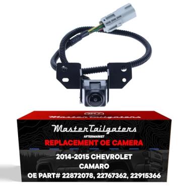 Imagem de Master Tailgaters Substituição para GM Camaro Coupe/conversível (2014-2015) câmera de reserva OE peça nº 22767362, 22872078, 22915366