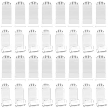 Imagem de Suporte de parede para disco de vinil, suporte de disco de vinil acrílico, prateleira de exibição de vinil transparente autoadesivo, sem broca, porta-discos invisível para exibição de capas de álbuns