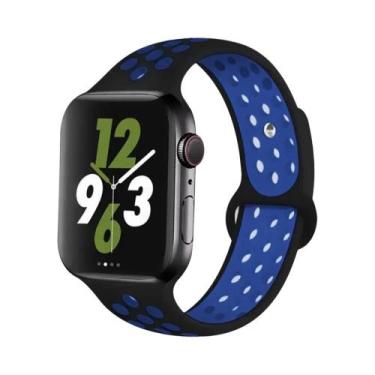 Imagem de Pulseiras De Silicone Para Apple Watch De 45mm, 44mm, 49mm, Ultra2, 40