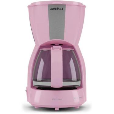 Imagem de Cafeteira Britânia BCF15 Inox Rosa 15 Xícaras 550W, 110V