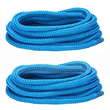 Imagem de Hollosport Cordas de barco para ancoragem, linhas de doca de nylon trançado duplo de 9,5 cm x 3 m para barcos com laço, pacote com 2 azuis