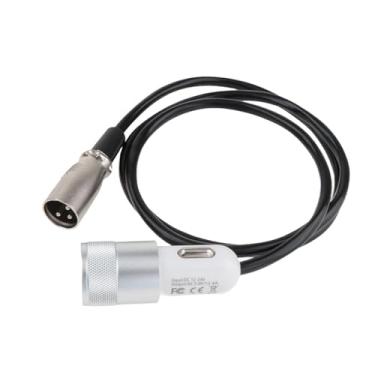 Imagem de MotiveTech Adaptador de carregamento XLR para USB, compacto, multiuso, construção metálica, robusto, conversor de plugue para carregamento de veículos elétricos, Sem Exibição de Voltagem