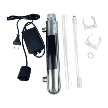 Imagem de MotiveTech Filtro purificador de água 12W para uso comercial e doméstico, lâmpada purificadora potente e resistente