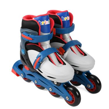 Imagem de Patins Inline 4 Rodas 36 - 39 Rosa - Branco e Preto - brink+