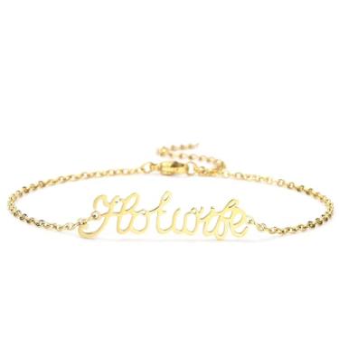 Imagem de SLG Collection Tornozeleira HotWife – Tornozeleira banhada a ouro ou prata de aço inoxidável Hot Wife Design clássico, Large, Aço inoxidável, Sem Pedra Preciosa