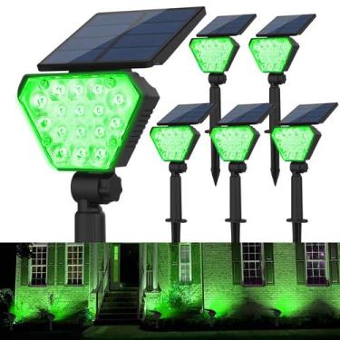 Imagem de Holofotes solares T-SUN LED Green Landscape IP65, pacote com 6