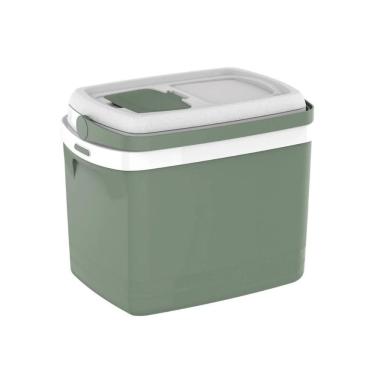 Imagem de Caixa Termica Cooler 32 L Cores Bebidas Alça Soprano Verde