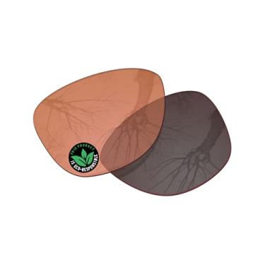 Imagem de Raydi Lentes de reposição de policarbonato para óculos de sol RayBan Meta Skyler RW4010 52 mm - laranja fotocromático - não polarizado