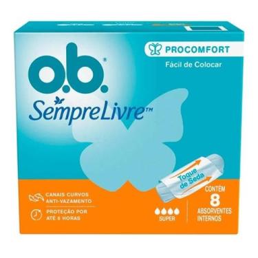 Imagem de Absorvente Interno Procomfort Super 8 Unidades O.b - O.B.