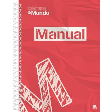 Imagem de Caderno Universitário Animativa Manual do Mundo – 160 Folhas, Capa Dura, Bolso Interno, Método Cornell, SmartLines, 90590