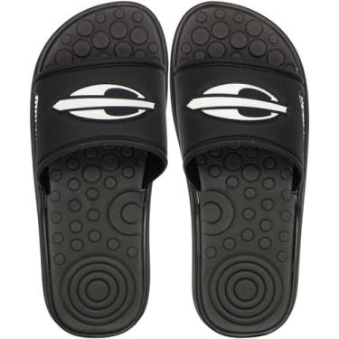 Imagem de Chinelo Slide Mormaii Quiver Pro Conforto Masculino, Preto, 39