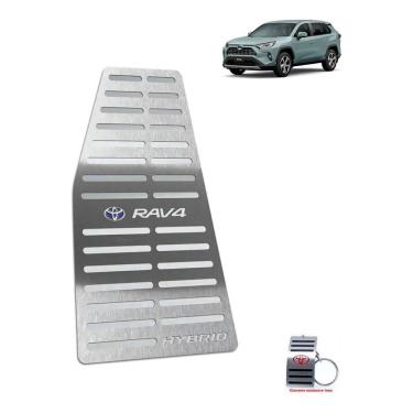 Imagem de Descanso De Pé Em Aço Inox Rav4 Hybrid 2020 Prata