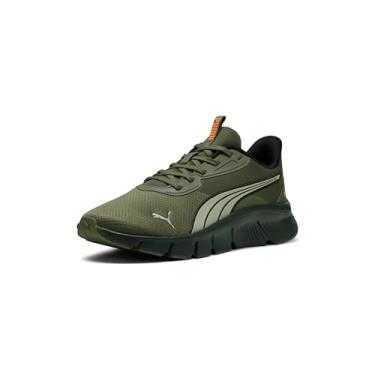 Imagem de PUMA Tênis masculino Flexfocus Lite Modern Cross Training, preto e cinza escuro, tamanho 38, Loden Green-Desert Dust, 42