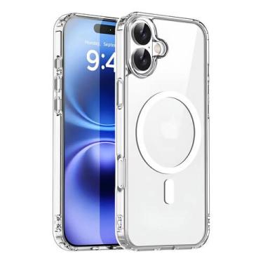 Imagem de Capa Capinha Magnética Premium Para iPhone 17 Transparente - CLEAR CAS