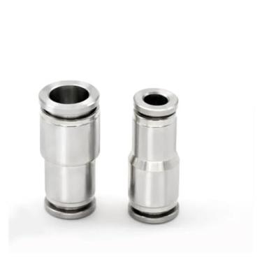 Imagem de 10 peças PG8-4, PG8-6, PG10-8, PG12-8, PG14-12, PG16-12PG10-6,304 Conector de união reta de aço inoxidável (10 peças PG6-4)