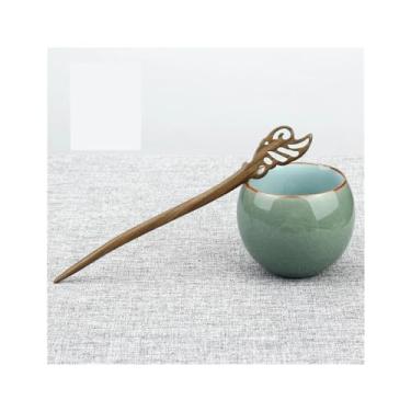 Imagem de Grampo de cabelo chinês antigo esculpido pauzinho de madeira palito de cabelo festa chinês retrô grampos de cabelo (04)