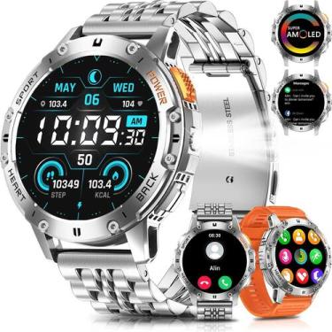 Imagem de Relógio PODOEIL Military AMOLED Bluetooth Call Waterproof de 1,43"