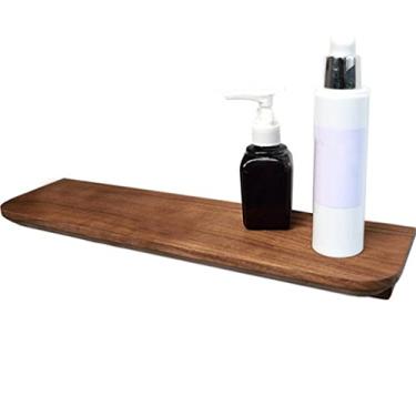 Imagem de Prateleira de parede aberta, barraca de parede para decoração de parede de quarto de dormir, prateleira de uso de sala de estar, suporte de exibição de decoração de entrada, prateleira de