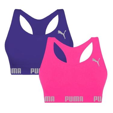 Imagem de Kit 2 Tops Puma Nadador Sem Costura Feminino