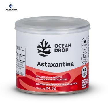 Imagem de Astaxantina Vegana 405mg 60 Capsulas Ocean Drop-Unissex