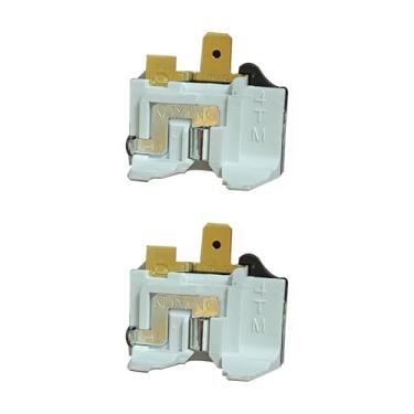 Imagem de NUHFUFA Protetor de sobrecarga 4TM Interruptor de temperatura do pé de cobre 213RHBYY-53 NHM9AB para compressor de geladeira (2 peças)