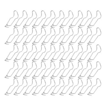 Imagem de Dualoai 50 peças de grampos para treliças de trepadeira, fivelas de conexão para plantas, grampos de fixação para suporte de tubos de escalada para pimentas e, para Tubo de 2.5 Cm