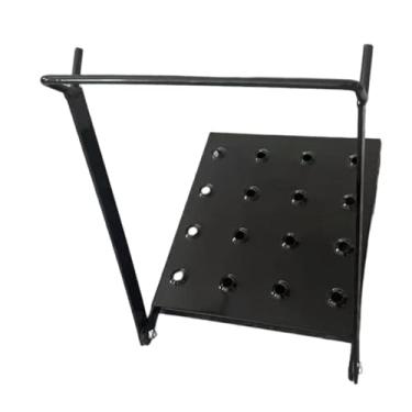 Imagem de Ioensy Plataforma de trabalho com escada, plataforma de armazenamento multifuncional, escadas extensíveis, bandeja de escada de trabalho estável para