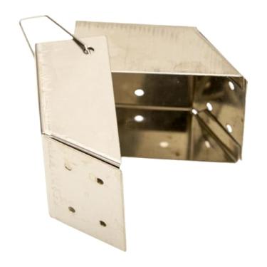 Imagem de Zxpjkyu Alimentador de Pesca em aço Inoxidável, Cesto de Pesca, Recipiente de Isca, Cesta Atrativa com Formato Compacto, Uso Prático E Construção Robusta para, S