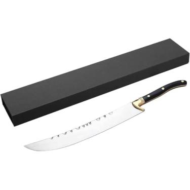 Imagem de XuSha Champagne Sabre Espada de champanhe Vinho Faca abridor de garrafa Alça de madeira com caixa de madeira, Preto, Black hand + Gift Box