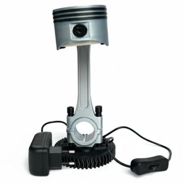 Imagem de Luminária De Mesa Moderno Luz Escritório Abajur Pistão Motor