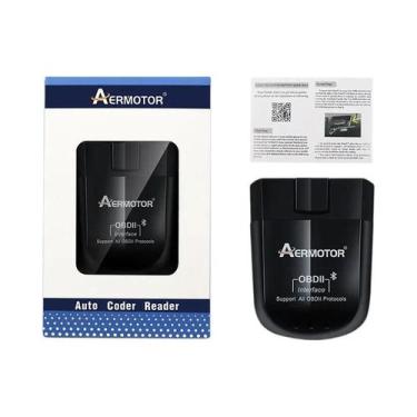 Imagem de Scanner De Diagnóstico Automotivo Bluetooth 4.0 OBD2 Aermotor ELM327 V