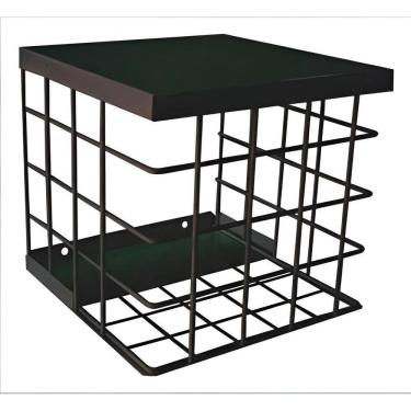 Imagem de Grade De Proteção Quadrada Para Câmera Segurança Cftv Preta