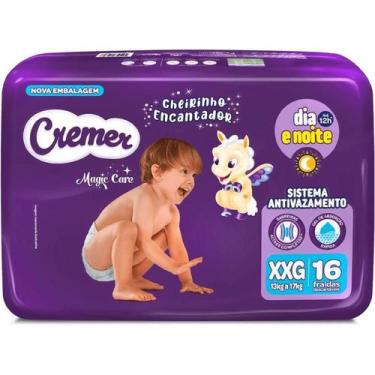 Imagem de Fralda Cremer Magic Care Jumbo XXG com 16 unidades, XXG, 16 Unidades