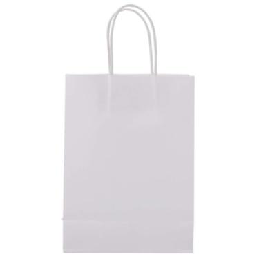 Imagem de ZAWELIYO Sacos de Presente de Kraft, Sacos Duráveis ​​de Lembrancinhas de Festa de Grande Capacidade Com Alça para Compras de Casamento de Saída, Pacote de 25 (#2)